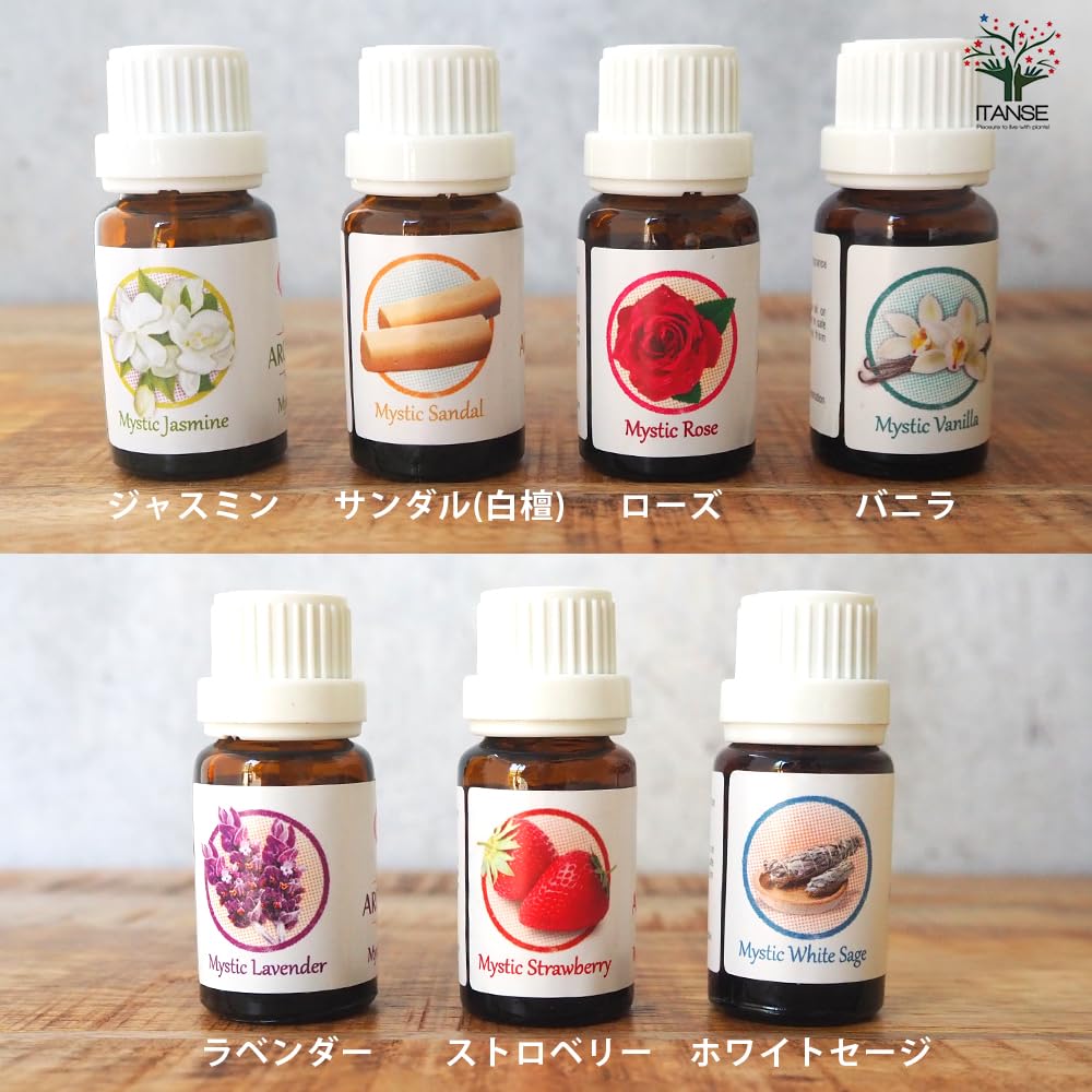 Amazon.co.jp: アロマオイル 10ml 香り：ストロベリー 1個売り【香りで